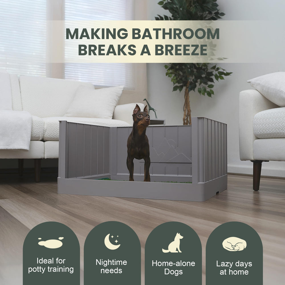 LAZZIPET Pup en Suite Potty: montaje rápido y seguro