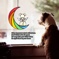 Lcensp alas angel perro memorial: diseño tierno para recordar al perro