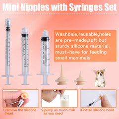 Lclymayi kit-suministros-alimentacion-neonatal: utensilios de alimentación para neonatos.
