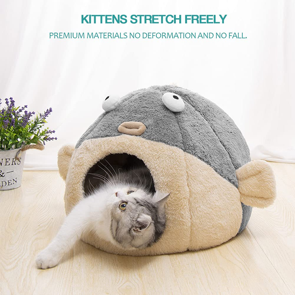 Tallas múltiples de cama para gatos de diferentes tamaños.