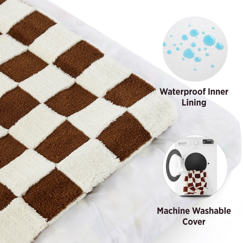 LE SURE Cama con funda desmontable lavable y base antideslizante.