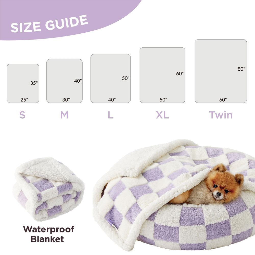 Protección para sofá y cama con LE SURE manta.