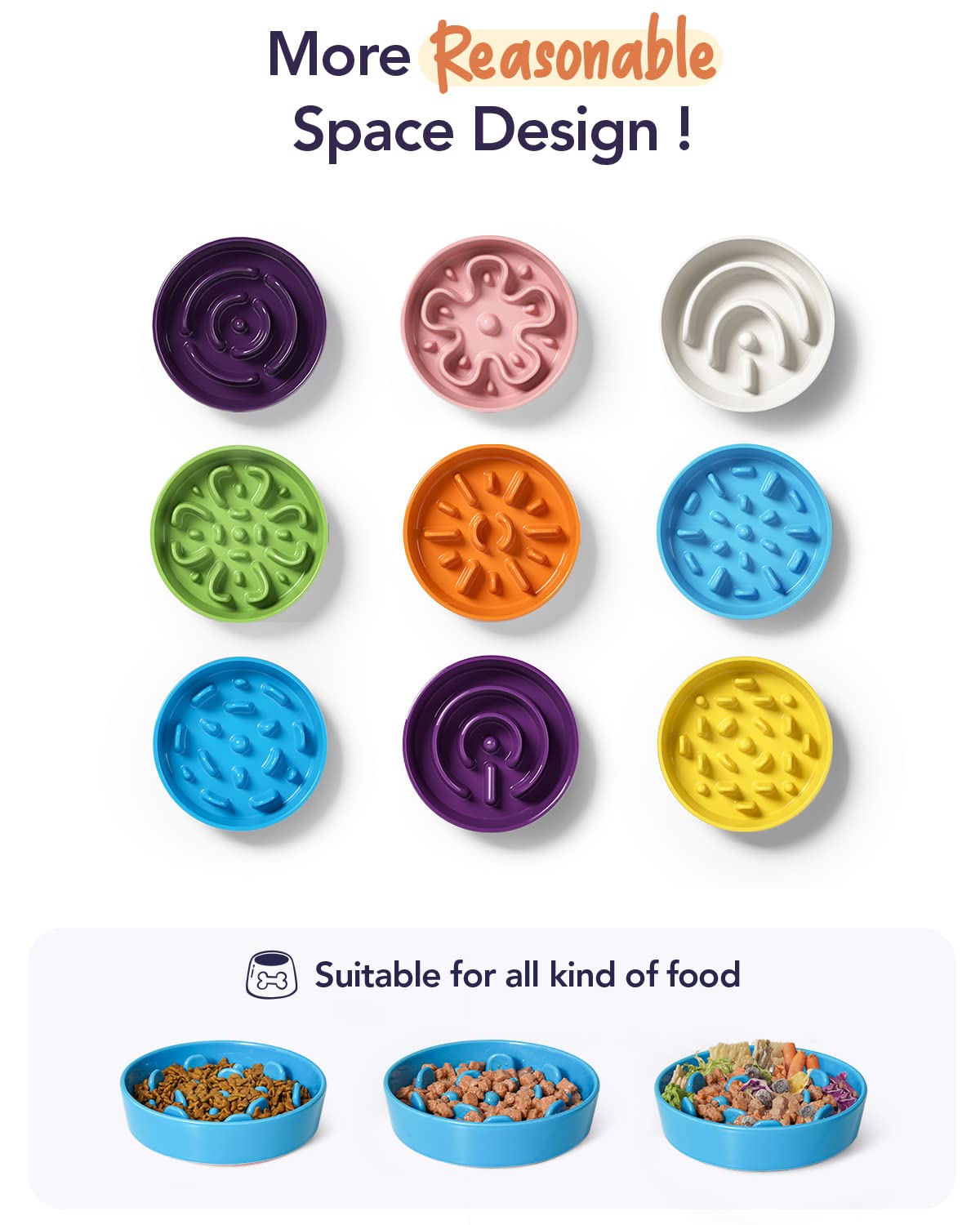 LE TAUCI comedero de 1,5 tazas ideal para razas pequeñas.