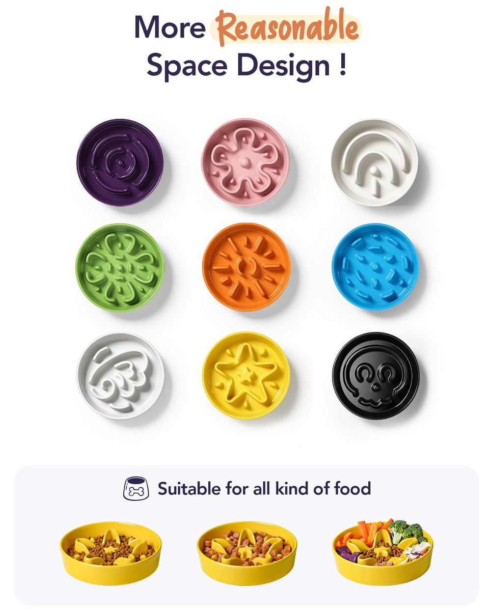 LE TAUCI diseño con patron laberinto para comer despacio