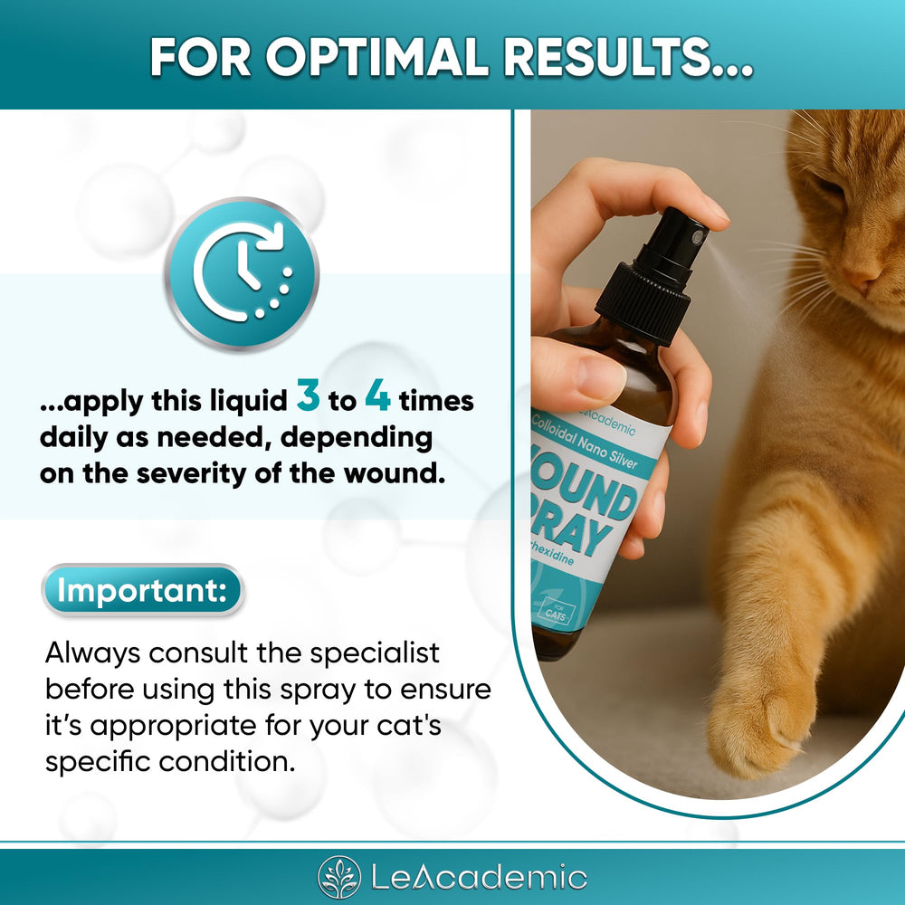 LeAcademic extracto de matrina para heridas en gatos