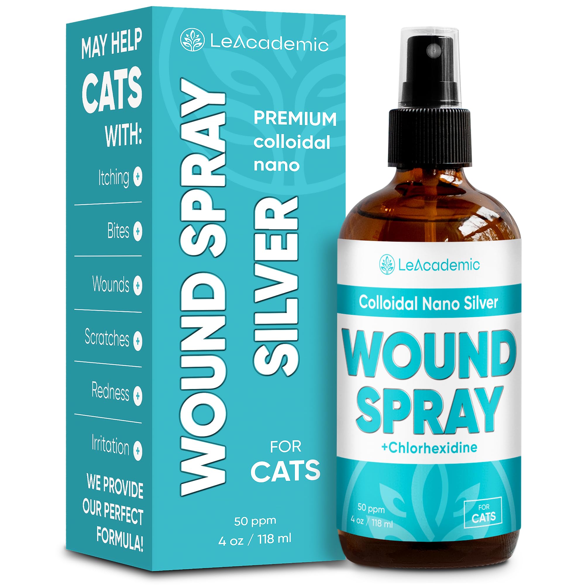 LeAcademic spray para heridas de gato, aplicación fácil sobre la zona afectada