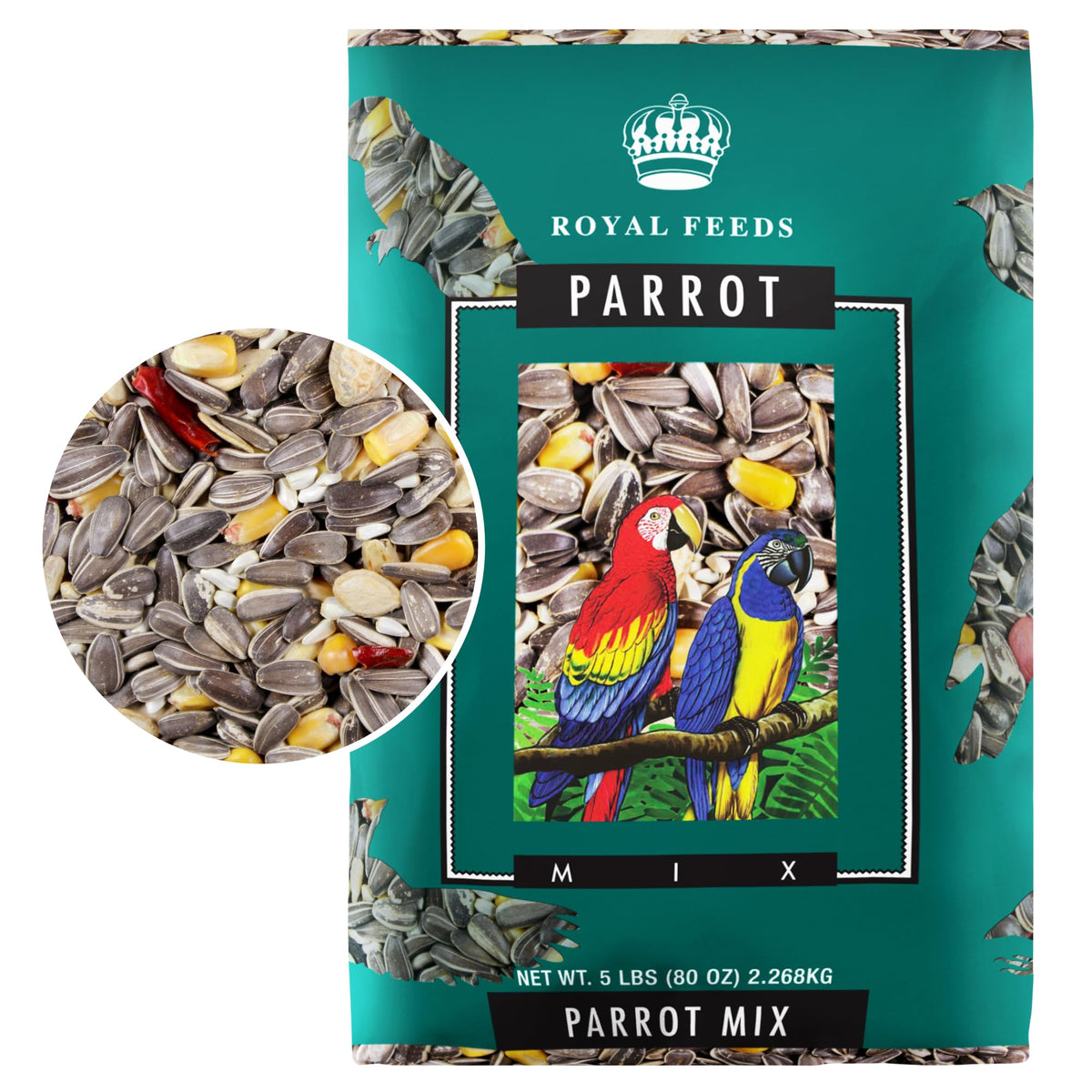 LEACH Parrot Mix - bolsa de alimento para loros, dieta diaria equilibrada