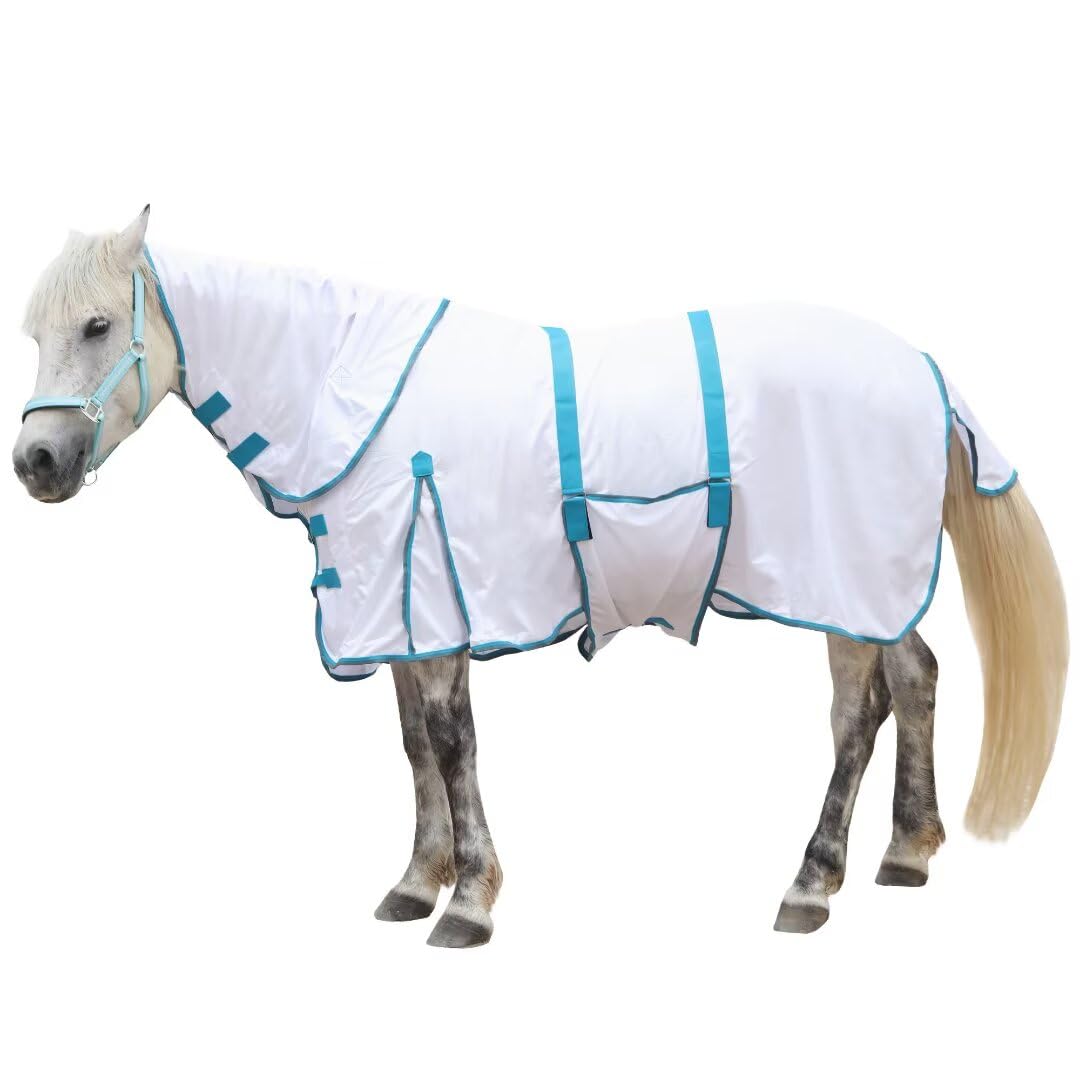 LEAFOREST manta malla para caballos, 155 g, transpirable y protege contra insectos.