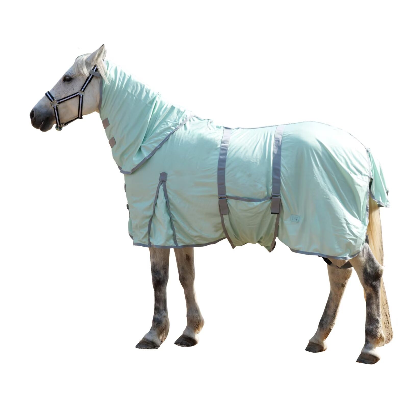 LEAFOREST malla antiinsectos para caballo, protección ligera para paseos diarios.