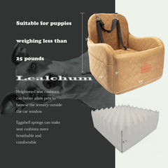 Base antideslizante Lealchum para coche mantiene estable al perro.