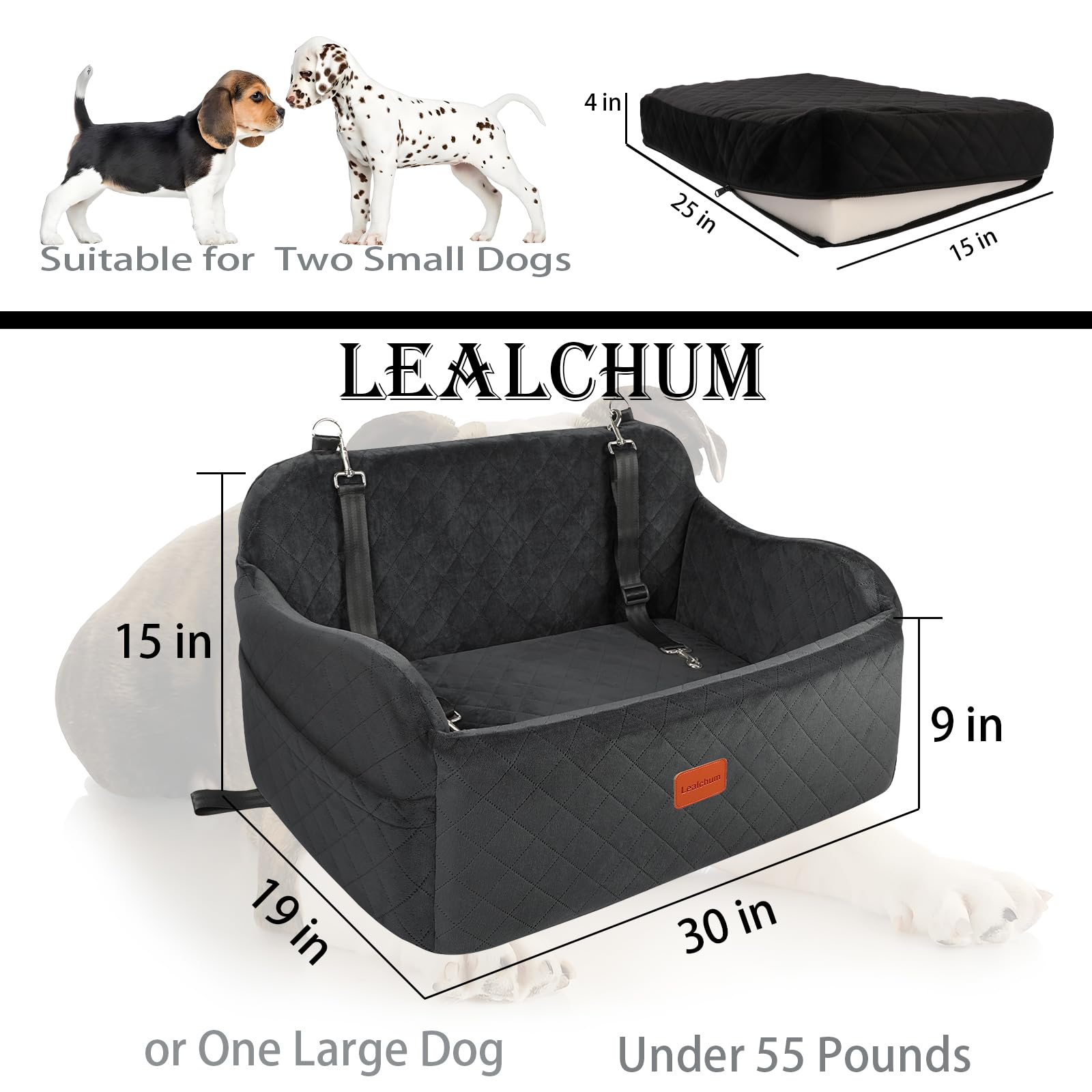 Lealchum bolsillo lateral para accesorios, detalle práctico durante el viaje