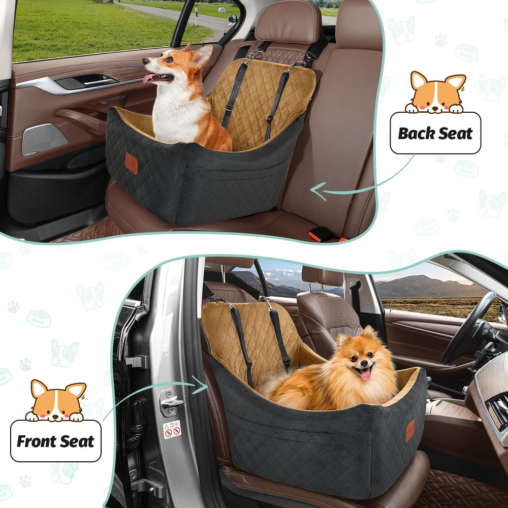 Diseño inclinación de Lealchum ofrece mayor espacio para perros medianos.