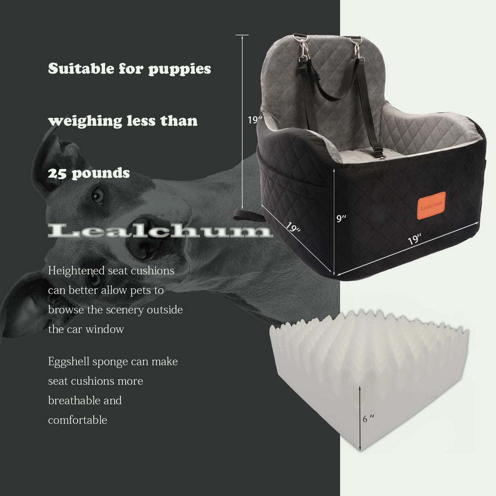 Lealchum espuma viscoelástica de 6 pulgadas ofrece soporte cómodo para el perro.