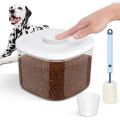 LEAWALK contenedor alimento mascotas transparente para ver la comida de un vistazo