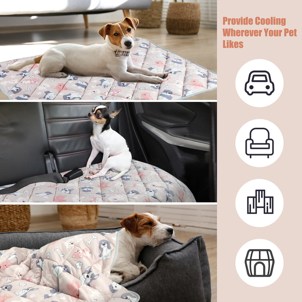 Leekalos colchón portátil para mascotas: versátil en casa, jardín o coche.