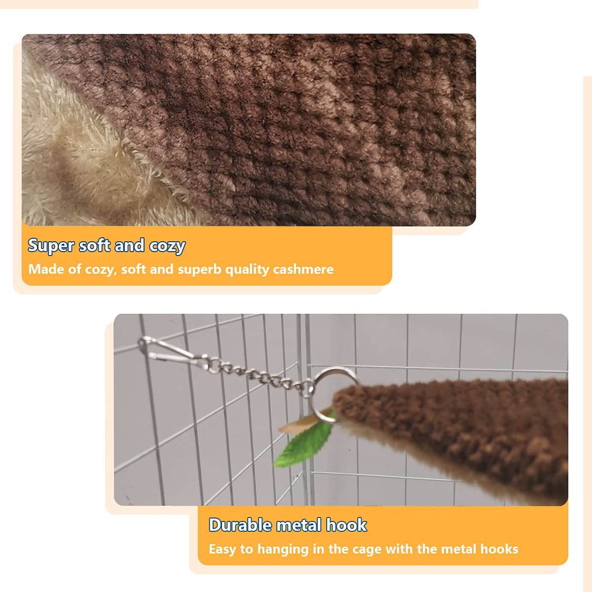 LEFTSTARER material cachemira: superficie suave y no irritante.