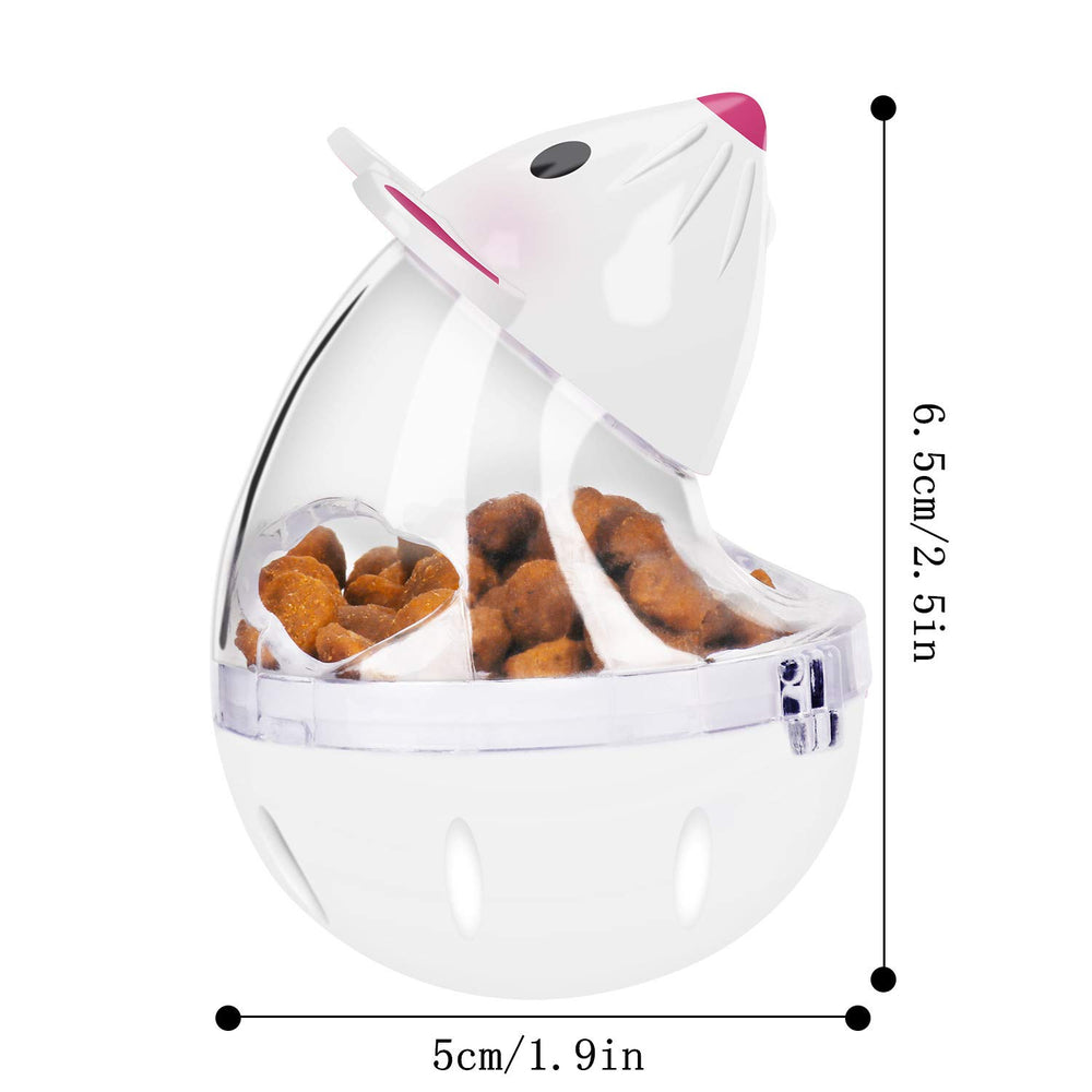 Legendog bola-alimento gato deposito transparente facilita localizar la comida