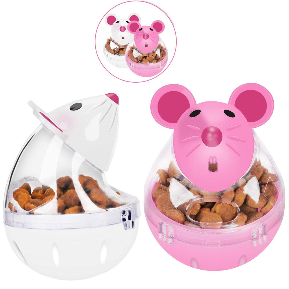 Legendog bola-alimento gato lenta transparente facilita ver la racion y estimula juego