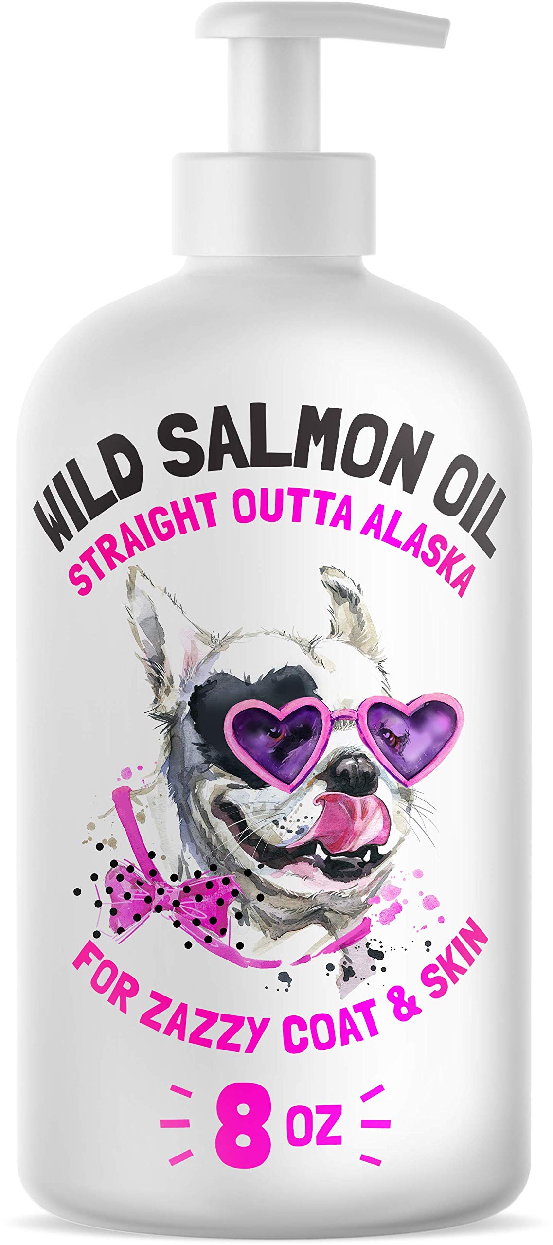 LEGITPET Aceite de salmón en botella para perros y gatos, piel más sana.