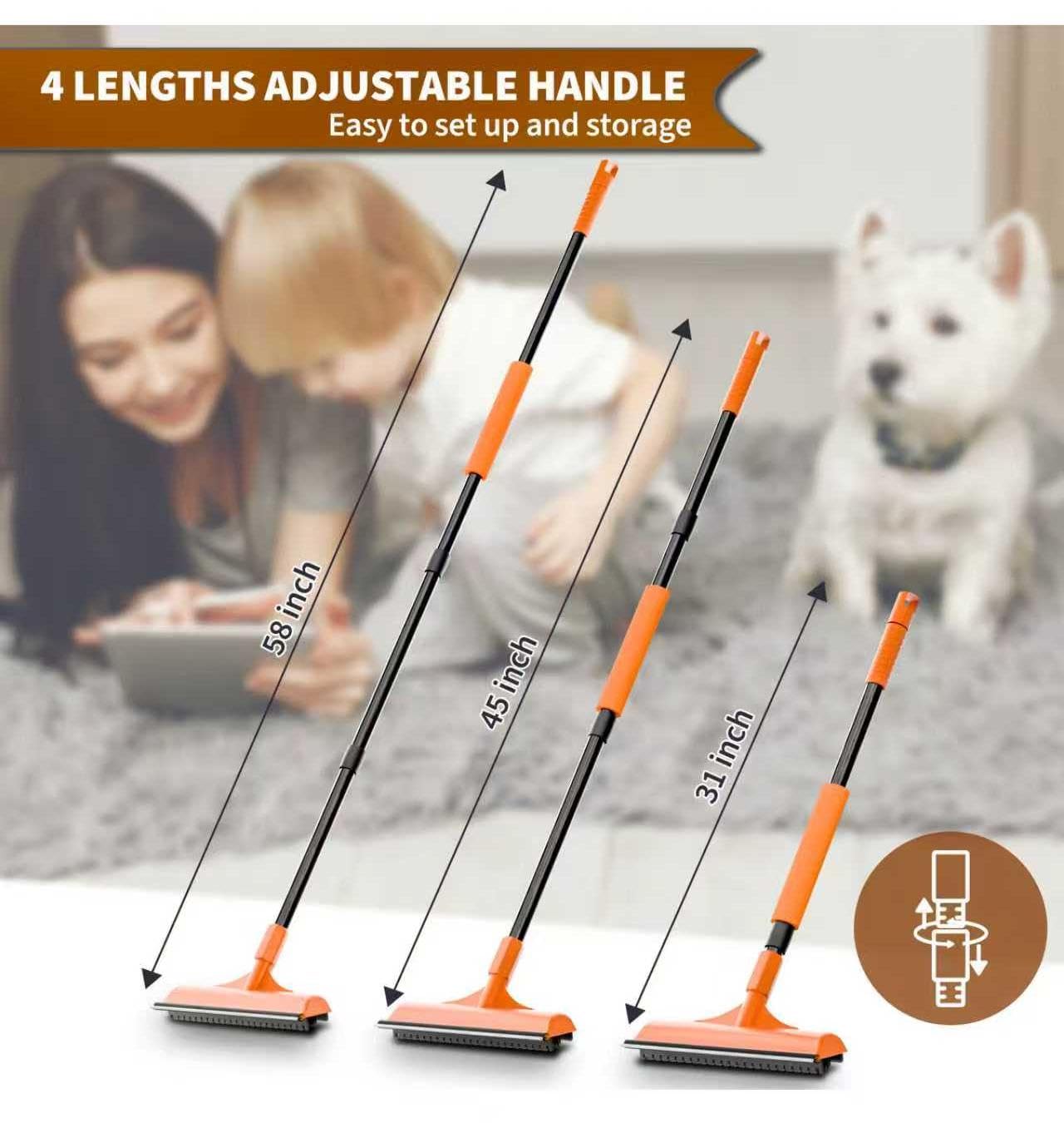 Rastrillo Leishiyen extensor de 58 pulgadas para alcanzar bajo muebles.