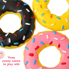 Leitee donut negro: material duradero para mordidas más resistentes