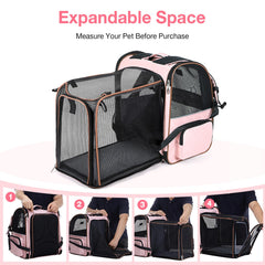 Lekebobor Transportín con correa de seguridad para evitar escapes.