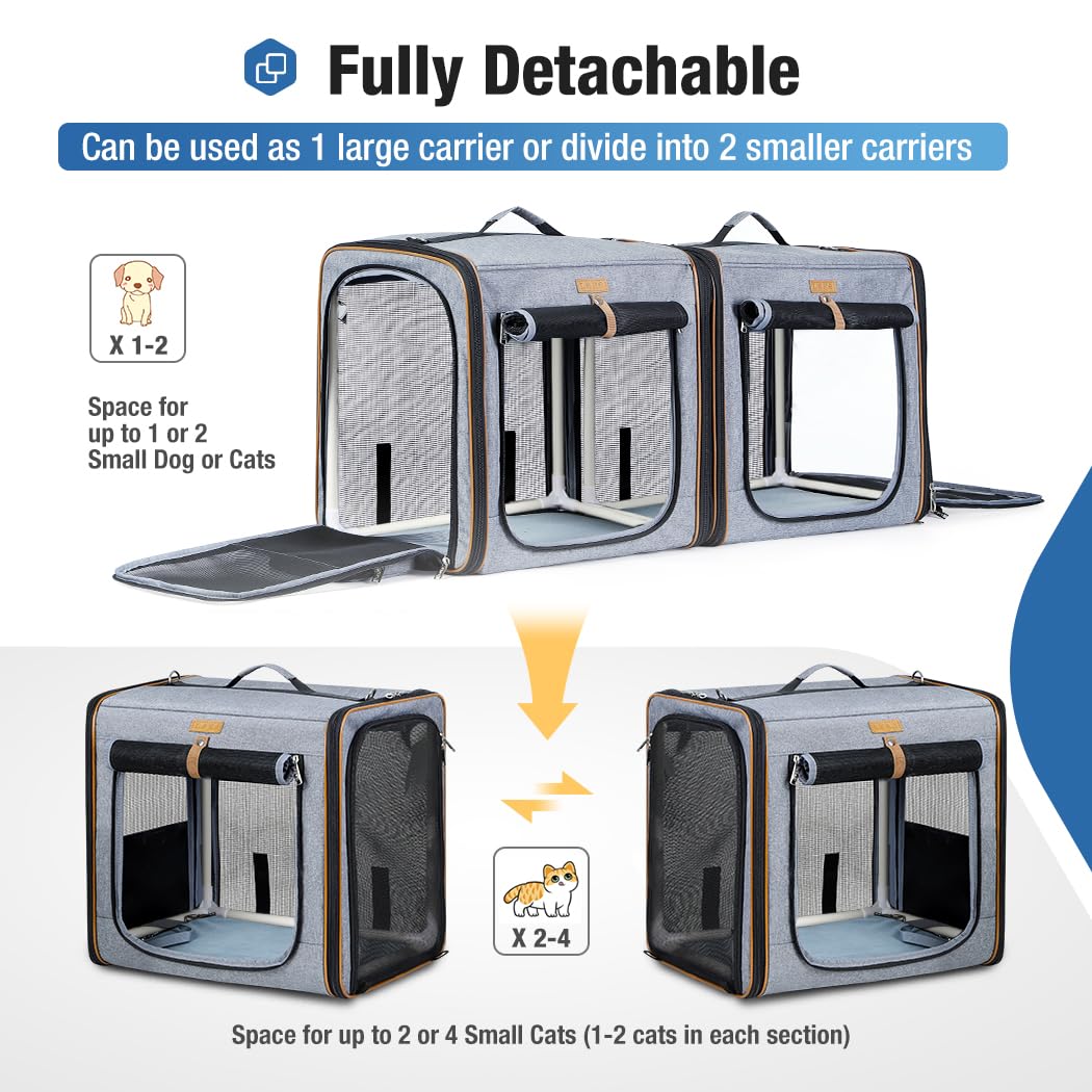 Lekereise caja-arena-plegable ofrece solución higiénica durante viajes.