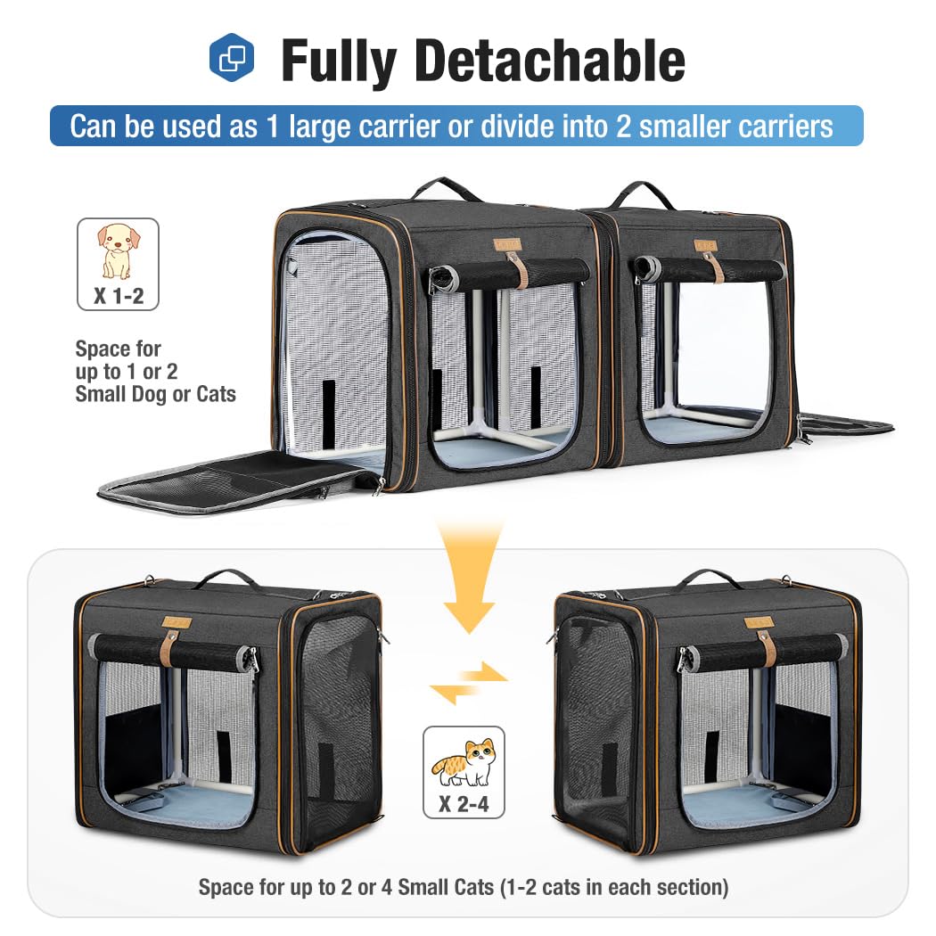 Lekereise caja de arena incorporada facilita limpieza y uso higiénico en trayectos