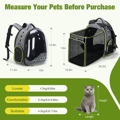 Lekereise mochila mascota acceso lateral entrada y salida rápida
