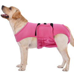 LeLePet pañales para perro femenino con tirantes ajustables, ajuste cómodo