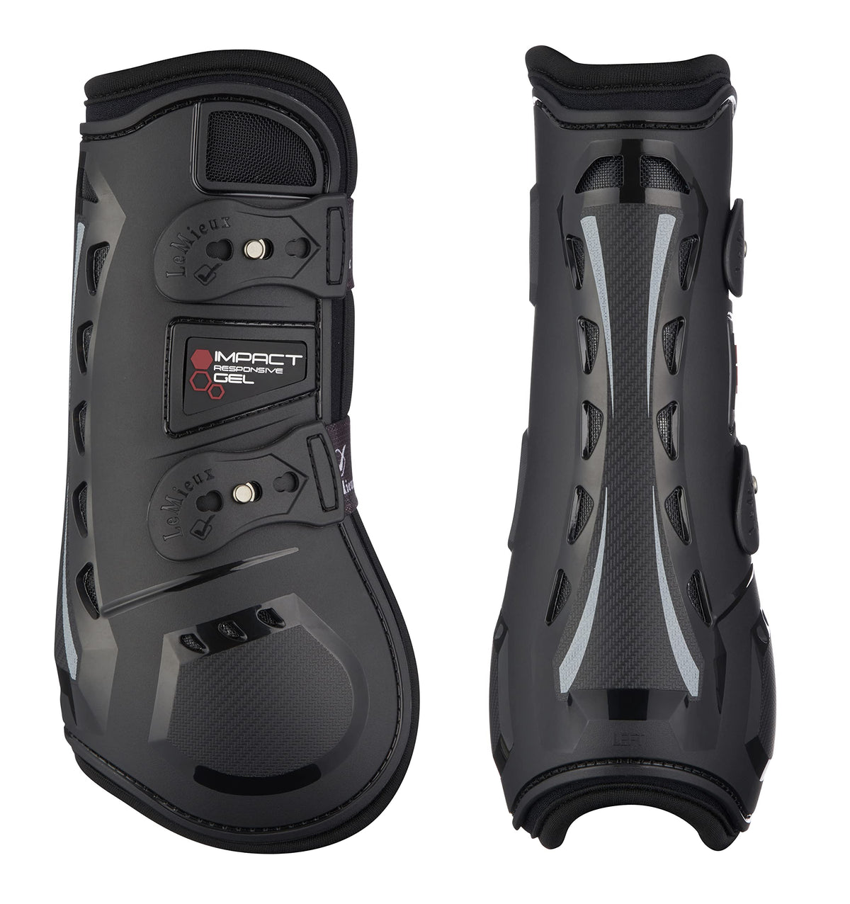 Botas LeMieux de tendón con diseño ventilado para mayor comodidad al salto