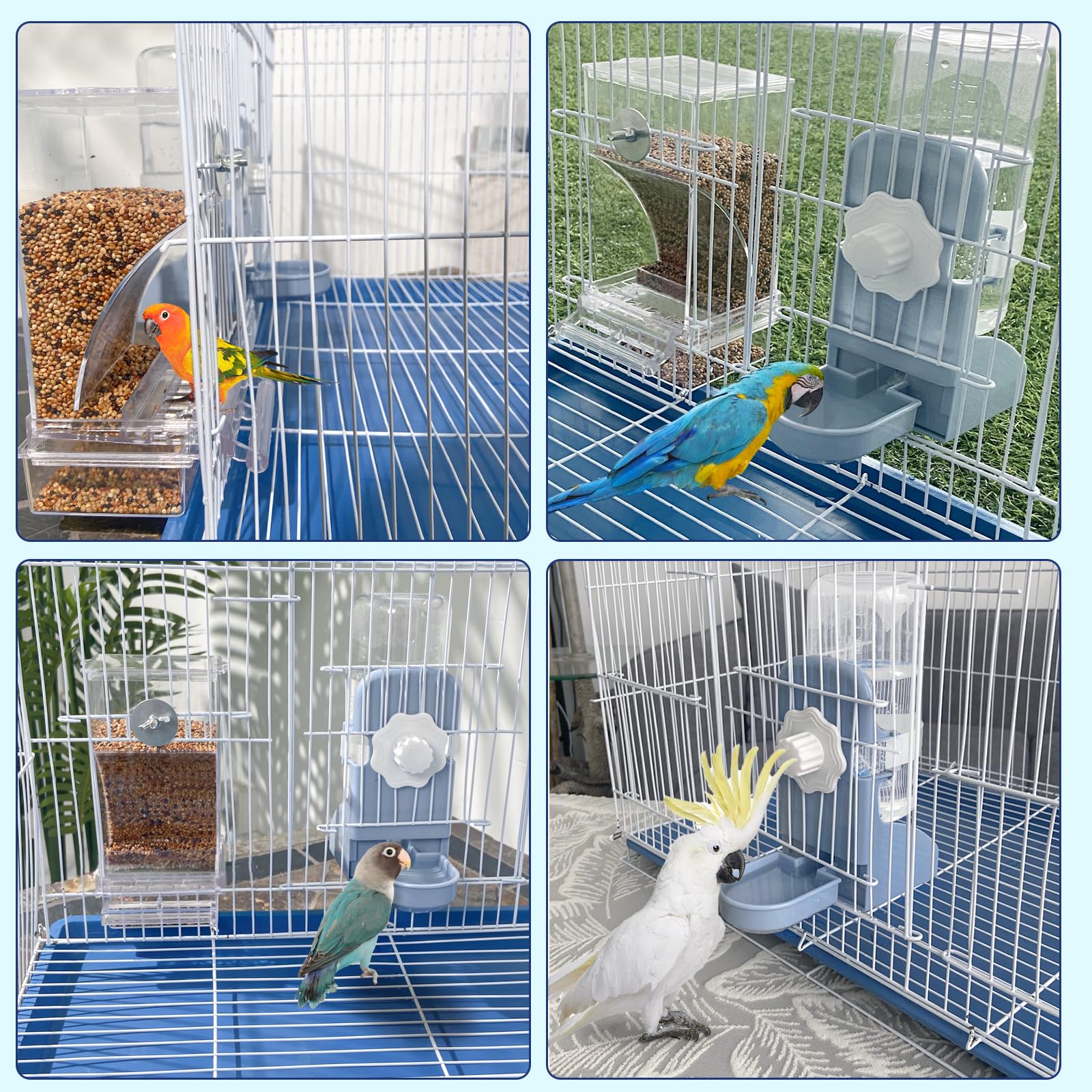 Lemtrflo dispensador-agua-jaula-gravedad: reposición estable sin esfuerzo diario.