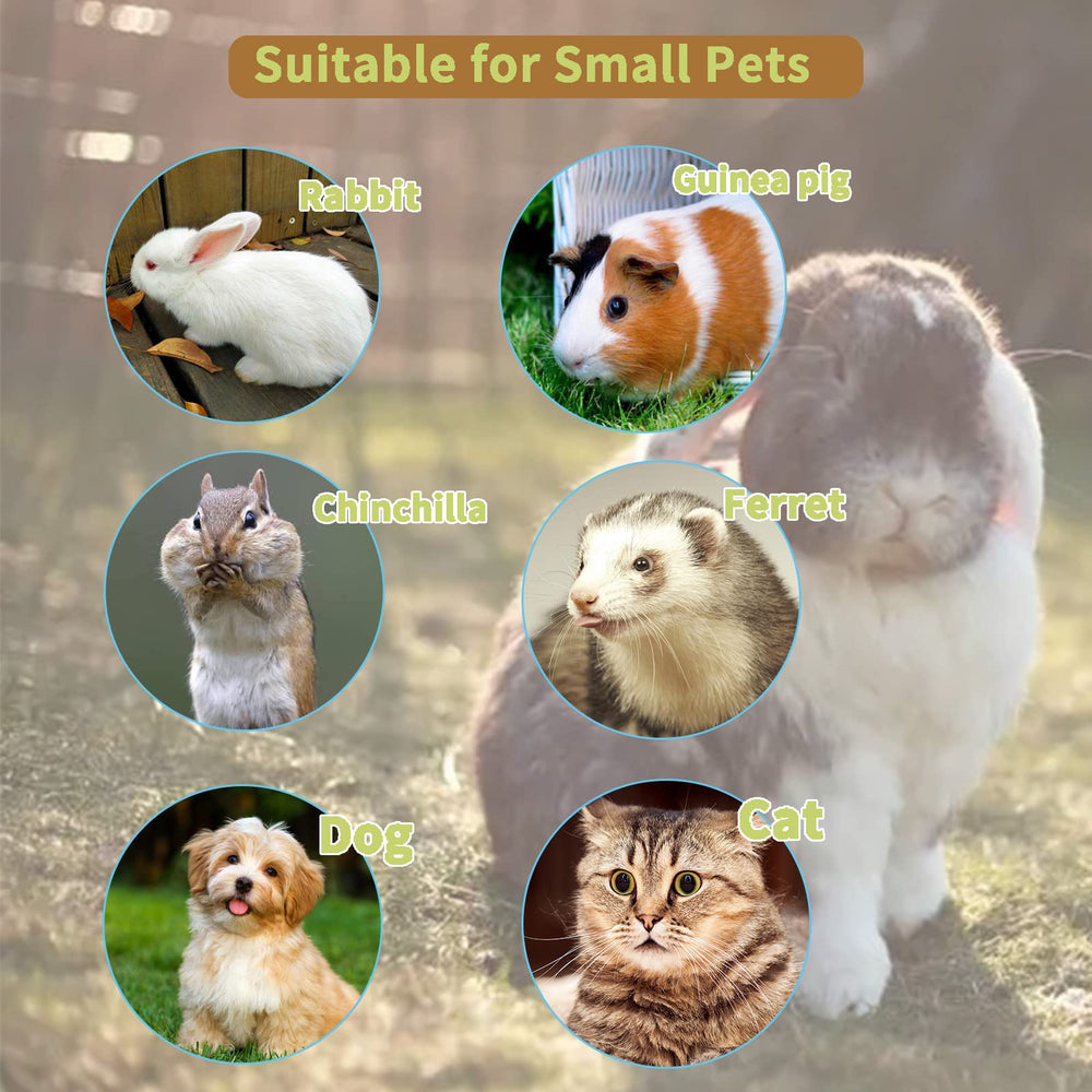 Lemtrflo dispensador-gravedad animales, funciona sin electricidad para mascotas pequeñas