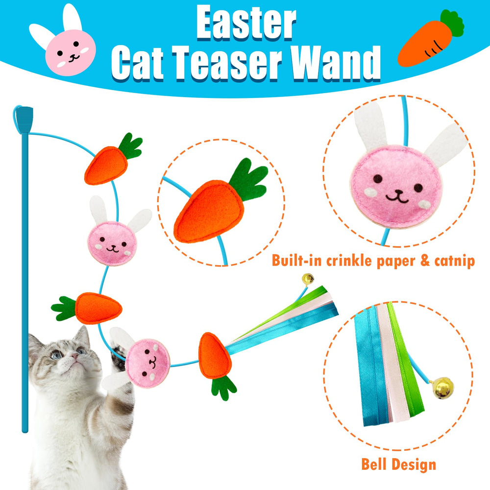 Lepawit regalo Pascua para gatos: ideal para interiores y gatos curiosos.