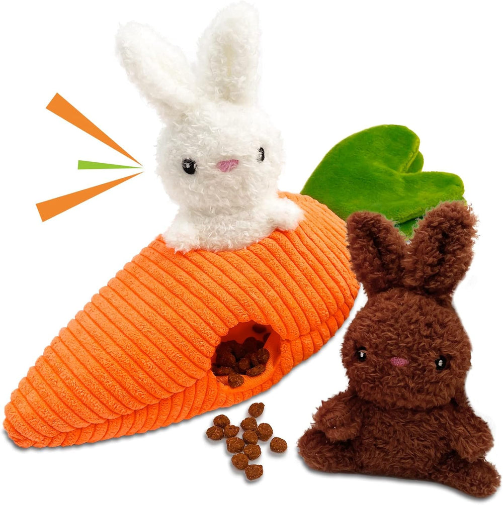 Lepawit juguete conejo peluche para perros, suave y perfecto para mimos.