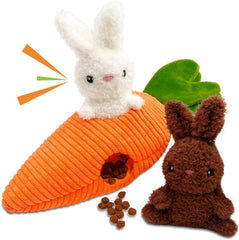 Lepawit juguete conejo peluche para perros, suave y perfecto para mimos.