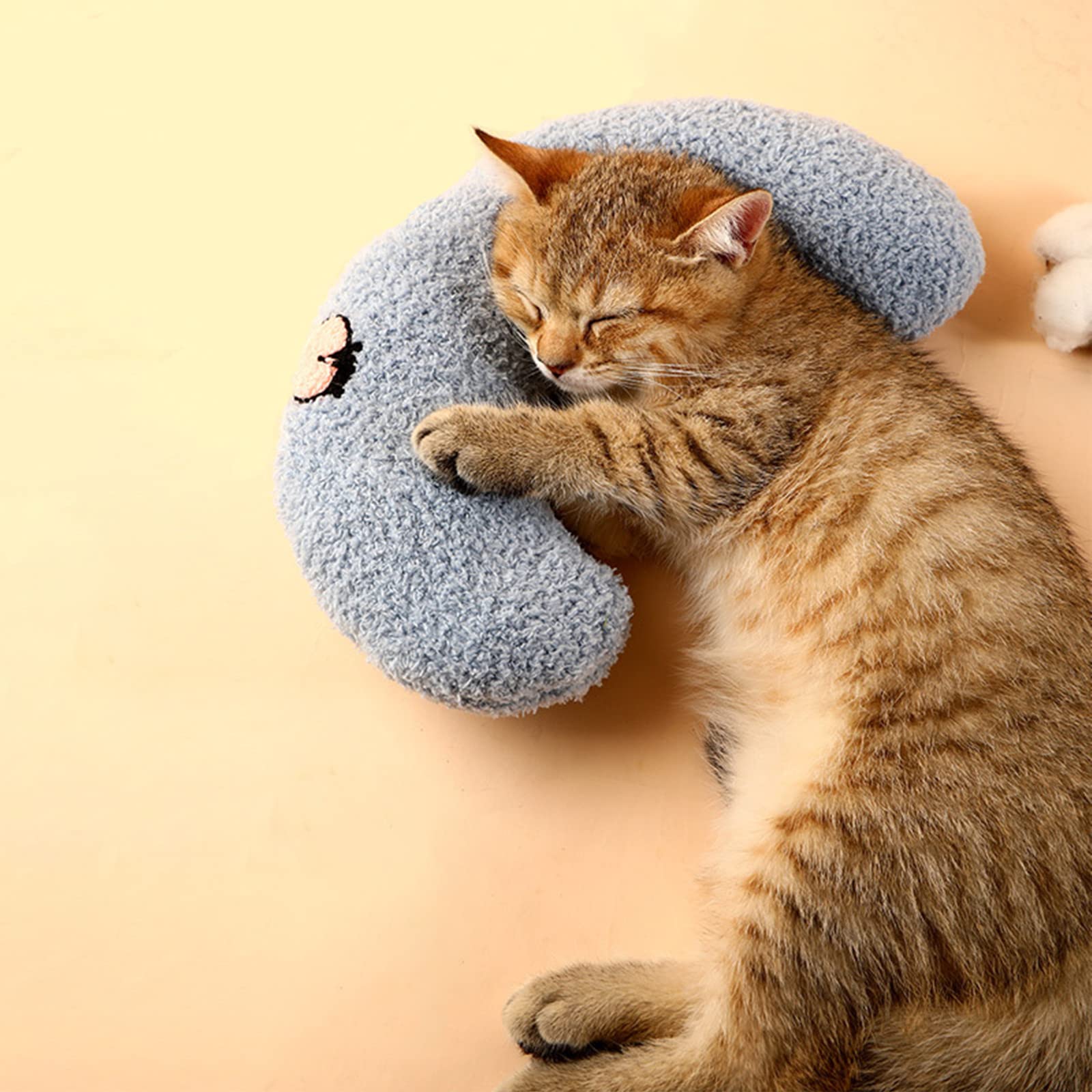 Les Arbres Fair almohada gato con forma media, tacto sedoso.