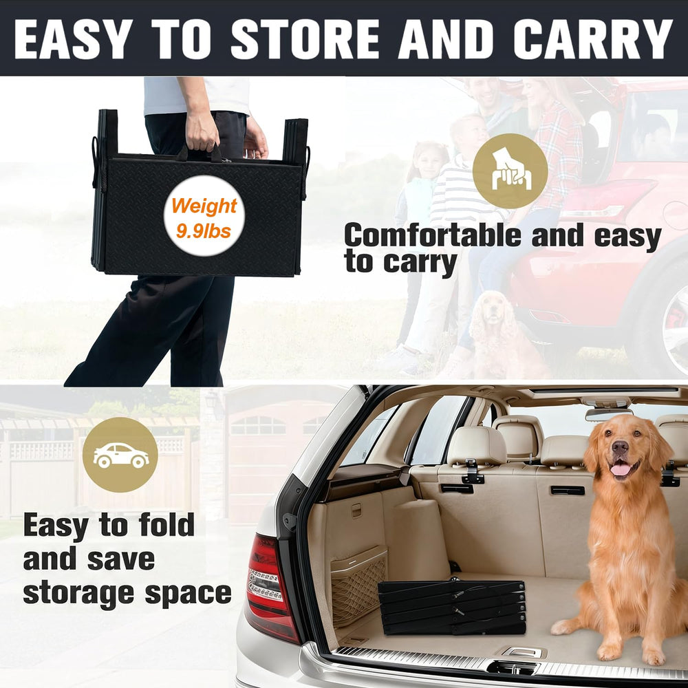 Lesguyor escalones con altura ajustable para coche y cama.
