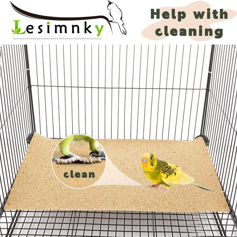 Lesimnky forro jaula pajaro cambio facil: cambia papel facilmente