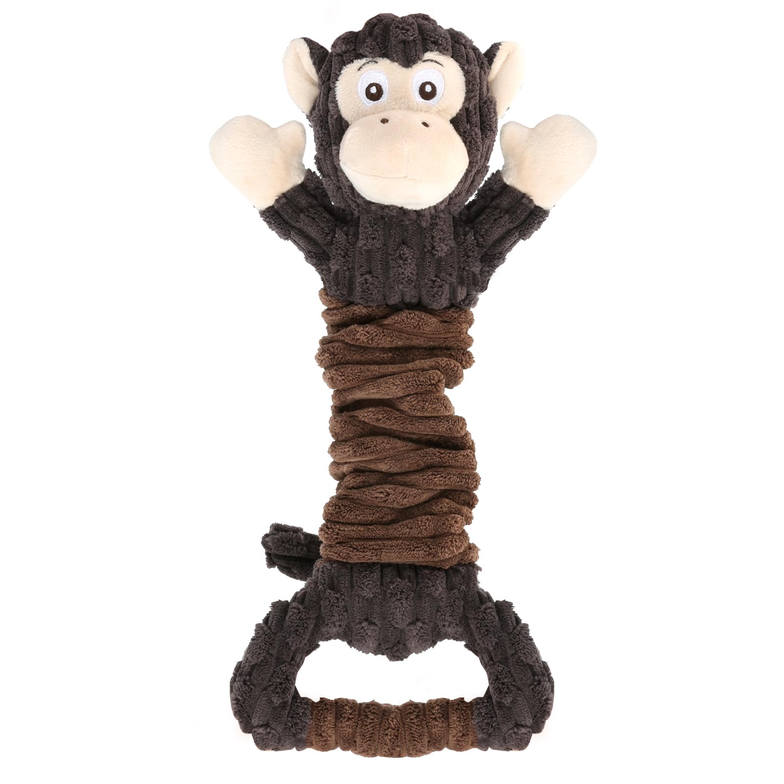 Letsmeet juguete de peluche con papel crujiente para horas de juego y diversión