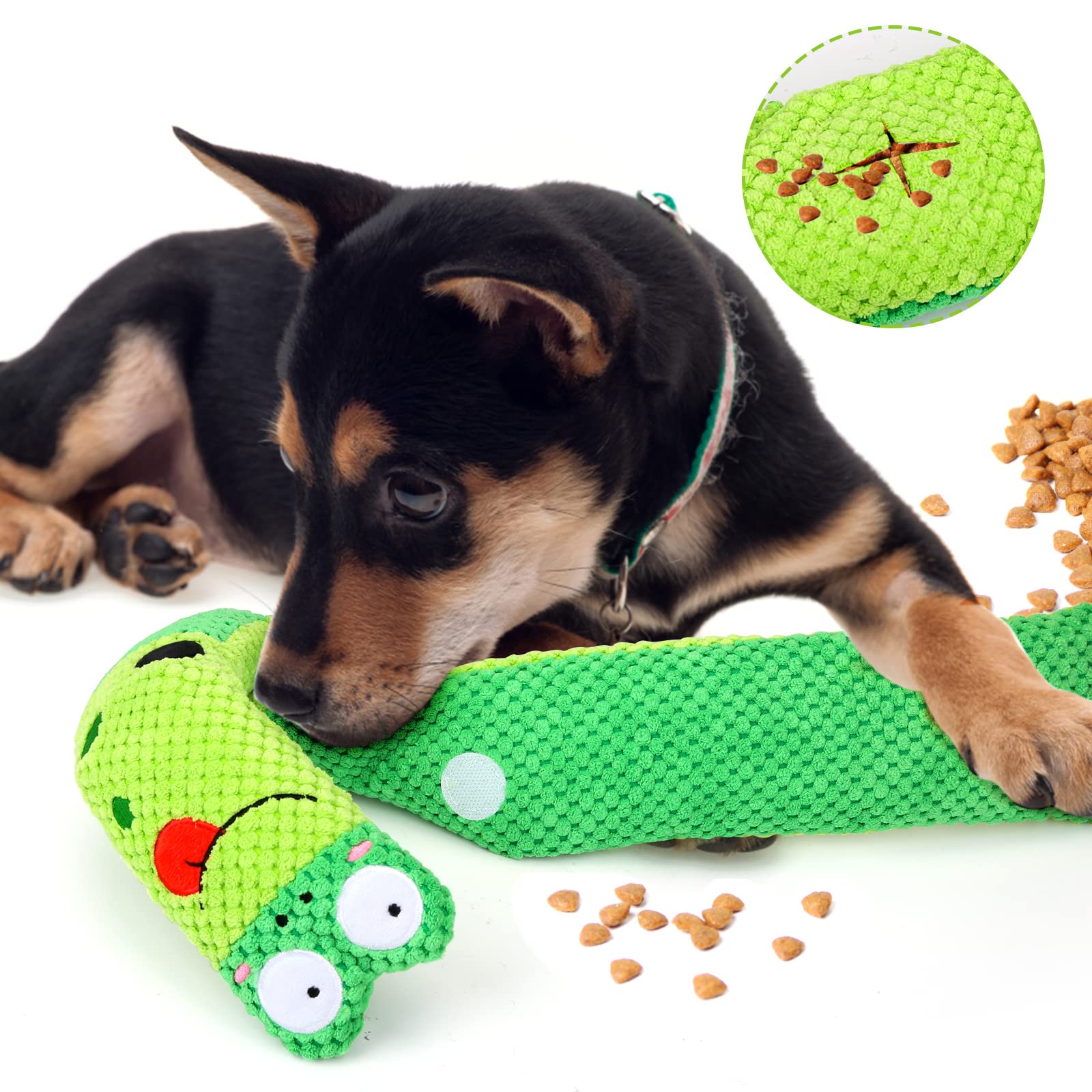 Jouet doux Letsmeet Squeak pour dentition et gencives confortables.