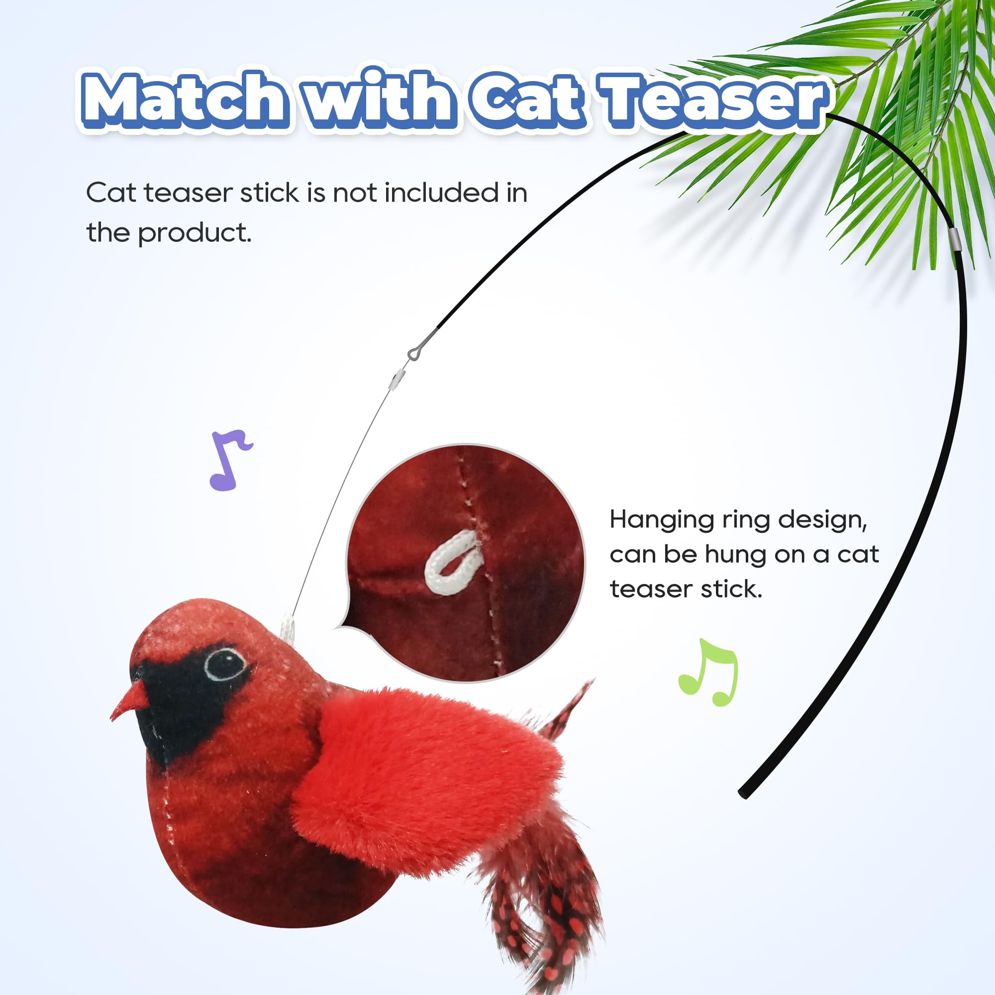 LEWISER conjunto de juguetes para caza, ideal para activar al gato en casa.