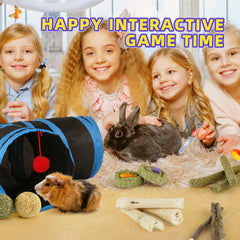 LEXASTLE tunel con sonido crujido; añade estimulación sensorial.