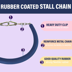 LEXNEL clips resistentes para fijar en establo