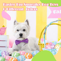 Leyndo huevo de Pascua para perro en colores pastel, ideal para juego