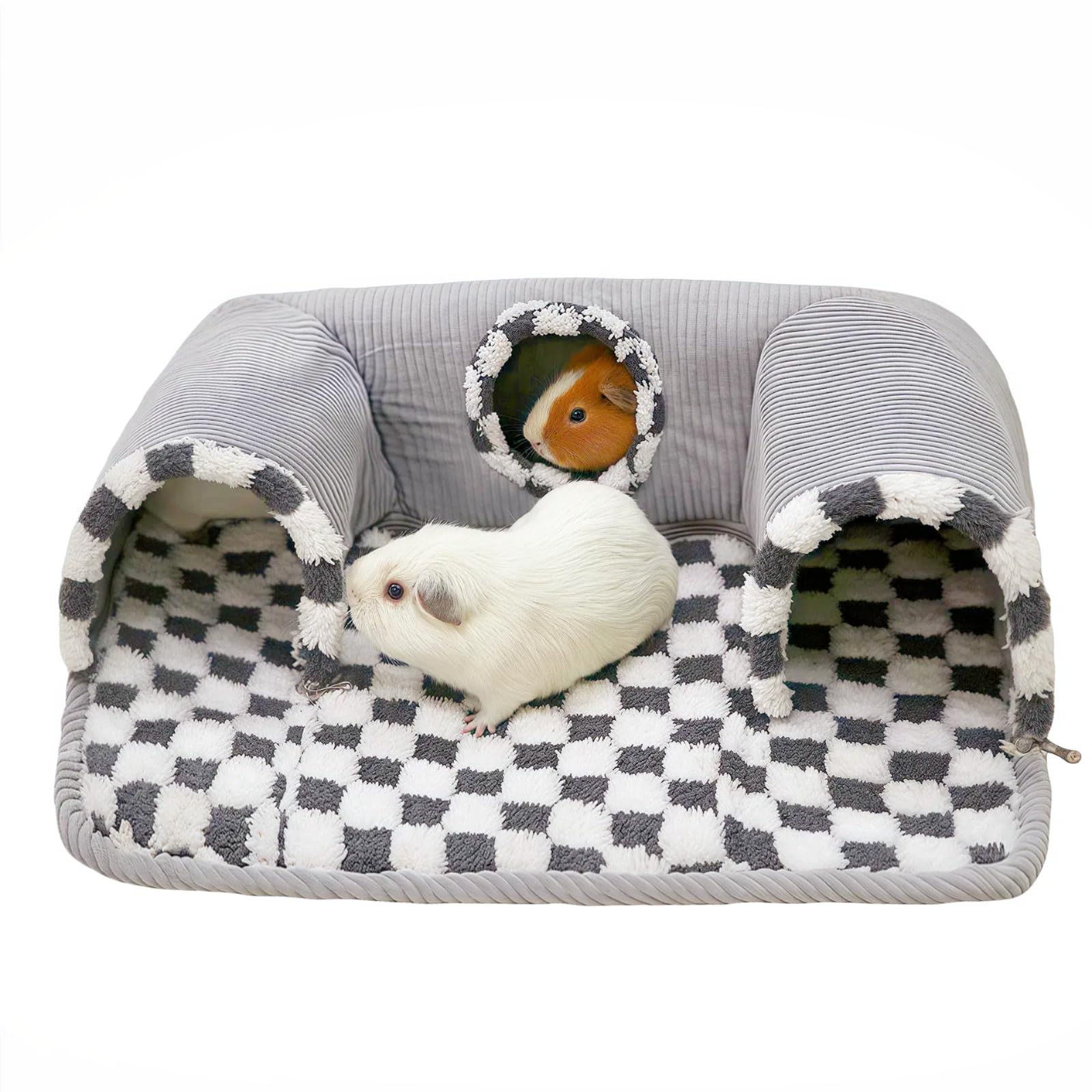 Lfokd tunel escondite cuy con cama caliente, cómodo y seguro.