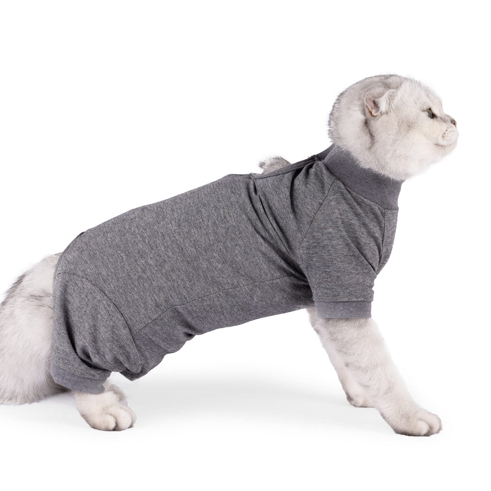 LIANZIMAU diseño con mangas largas evita lamido y mantiene cómodo al gato