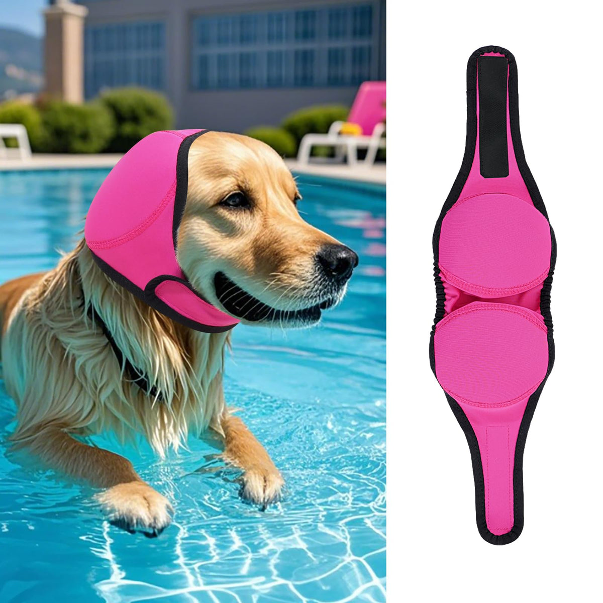 LIANZIMAU cubiertas de orejas para natación protegen las orejas del agua.