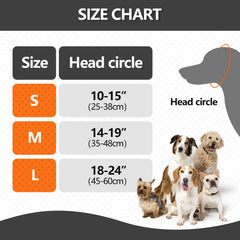LIANZIMAU orejeras ajustables con velcro para un ajuste seguro en perros.