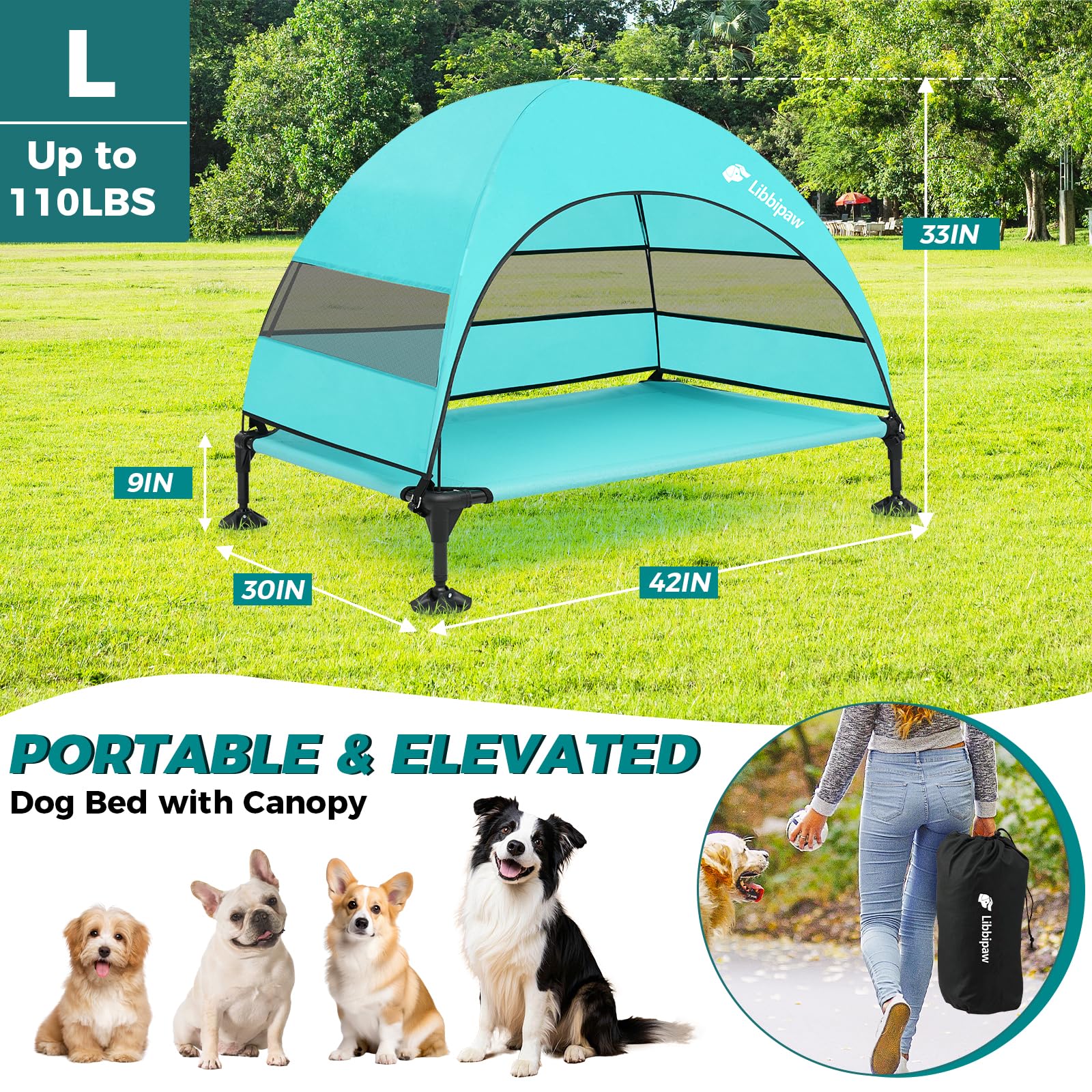 Ideal para uso en playa o camping con brisa marina.